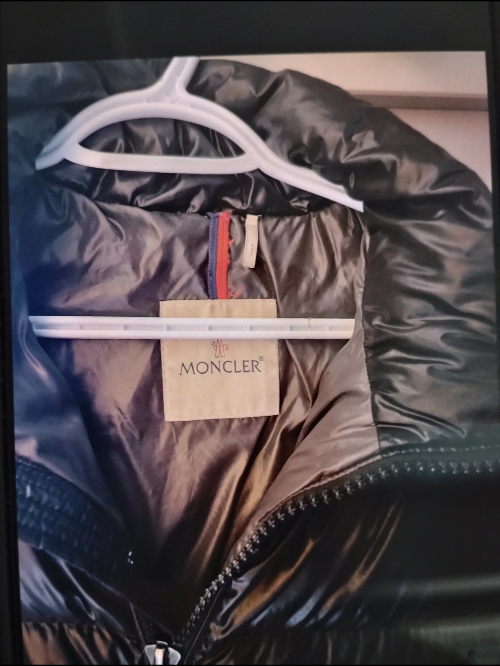 Moncler Black Glossy Women's Puffer Jacket